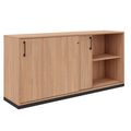 CHOICE Armoire de porte coulissante | 2 oh, 1600 x 760 mm, chêne ambre - 2 Thumbnail Image