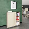 CHOICE sliding door wardrobe | 3 OH, 1000 x 1115 mm, cubanite gray / sand ash - 1 Thumbnail Image