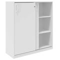 CHOICE Sliding door cabinet | 3 Oh, 1000 x 1115 mm, white - 2 Thumbnail Image