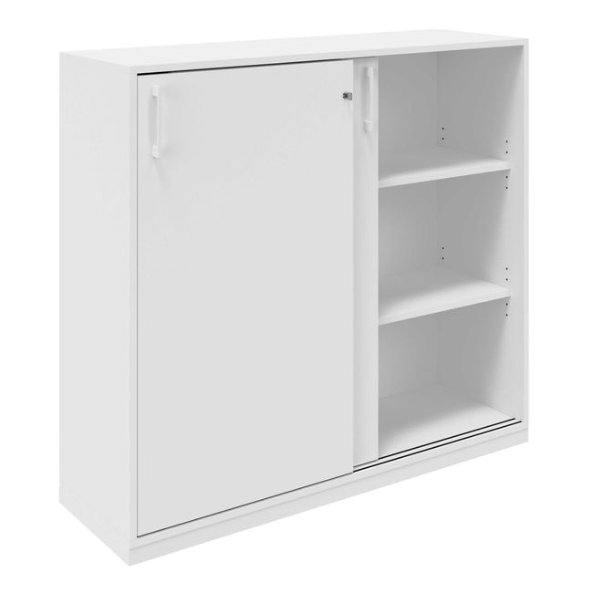 CHOICE Schiebetürenschrank | 3 OH, 1200 x 1115 mm, Weiß