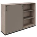 CHOICE Armoire de porte coulissante | 3 oh, 1600 x 1115 mm, gris de chêne nord / cubanite gris - 2 Thumbnail Image