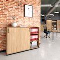 CHOICE Armoire de porte coulissante | 3 oh, 1600 x 1115 mm, chêne ambre - 1 Thumbnail Image