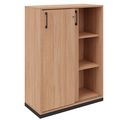 CHOICE sliding door wardrobe | 3 OH, 800 x 1115 mm, amber oak - 2 Thumbnail Image