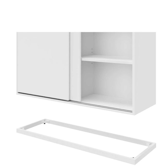 CHOICE Schiebetürenschrank | 3 OH, 800 x 1115 mm, Weiß