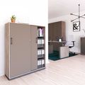 CHOICE sliding door wardrobe | 4 OH, 1200 x 1465 mm, northern oak gray / cubanite gray - 1 Thumbnail Image