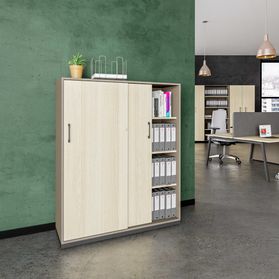 CHOICE Schiebetürenschrank | 4 OH, 1200 x 1465 mm, Cubanitgrau / Sandesche