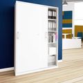 CHOICE Sliding door cabinet | 5 Oh, 1200 x 1820 mm, white - 1 Thumbnail Image