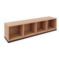 CHOICE bookshelf | 1 OH, 1600 x 410 mm, amber oak - 2 Thumbnail Image