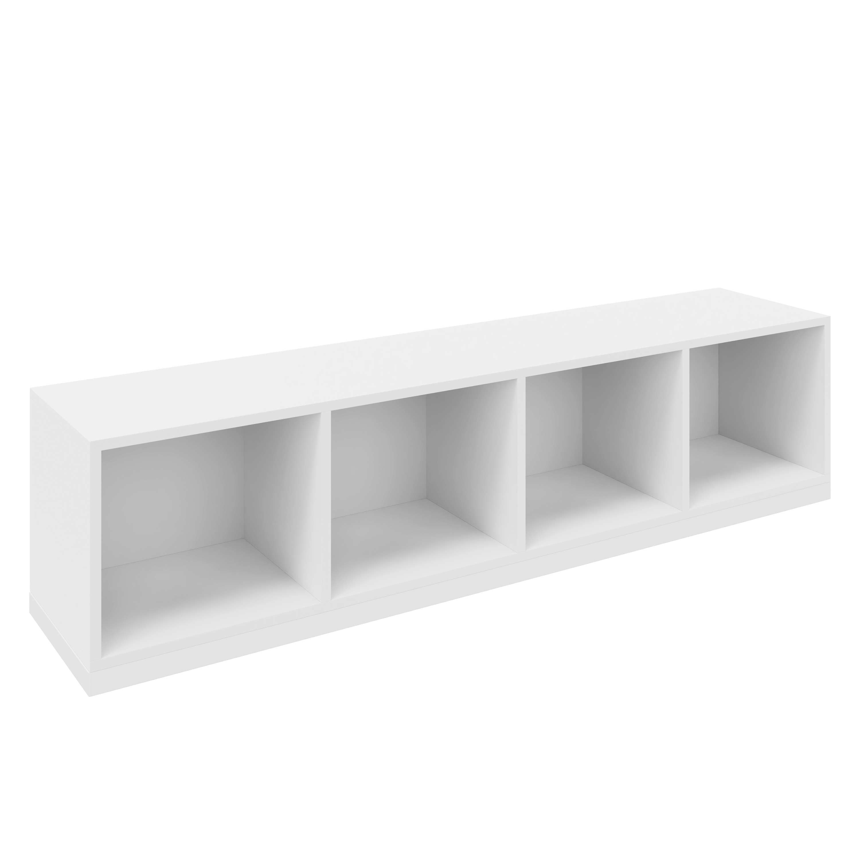 CHOICE Bookcase | 1 Oh, 1600 x 410 mm, white - 2 Main Image