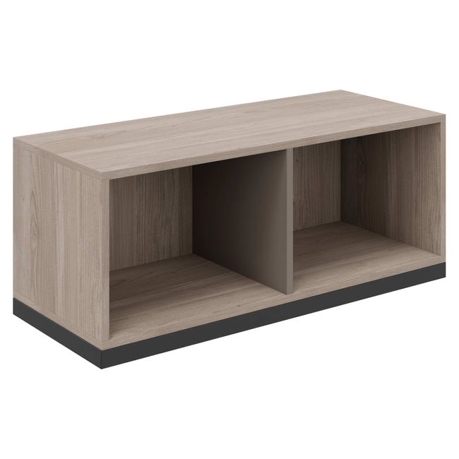 CHOICE Bücherregal | 1 OH, 800 x 410 mm, Nordeiche grau / Cubanitgrau CHOICE Bücherregal | 1 OH, 800 x 410 mm, Nordeiche grau / Cubanitgrau