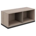 CHOICE bookshelf | 1 OH, 800 x 410 mm, northern oak gray / cubanite gray - 2 Thumbnail Image