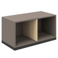 CHOICE bookshelf | 1 OH, 800 x 410 mm, cubanite gray / sand ash - 2 Thumbnail Image