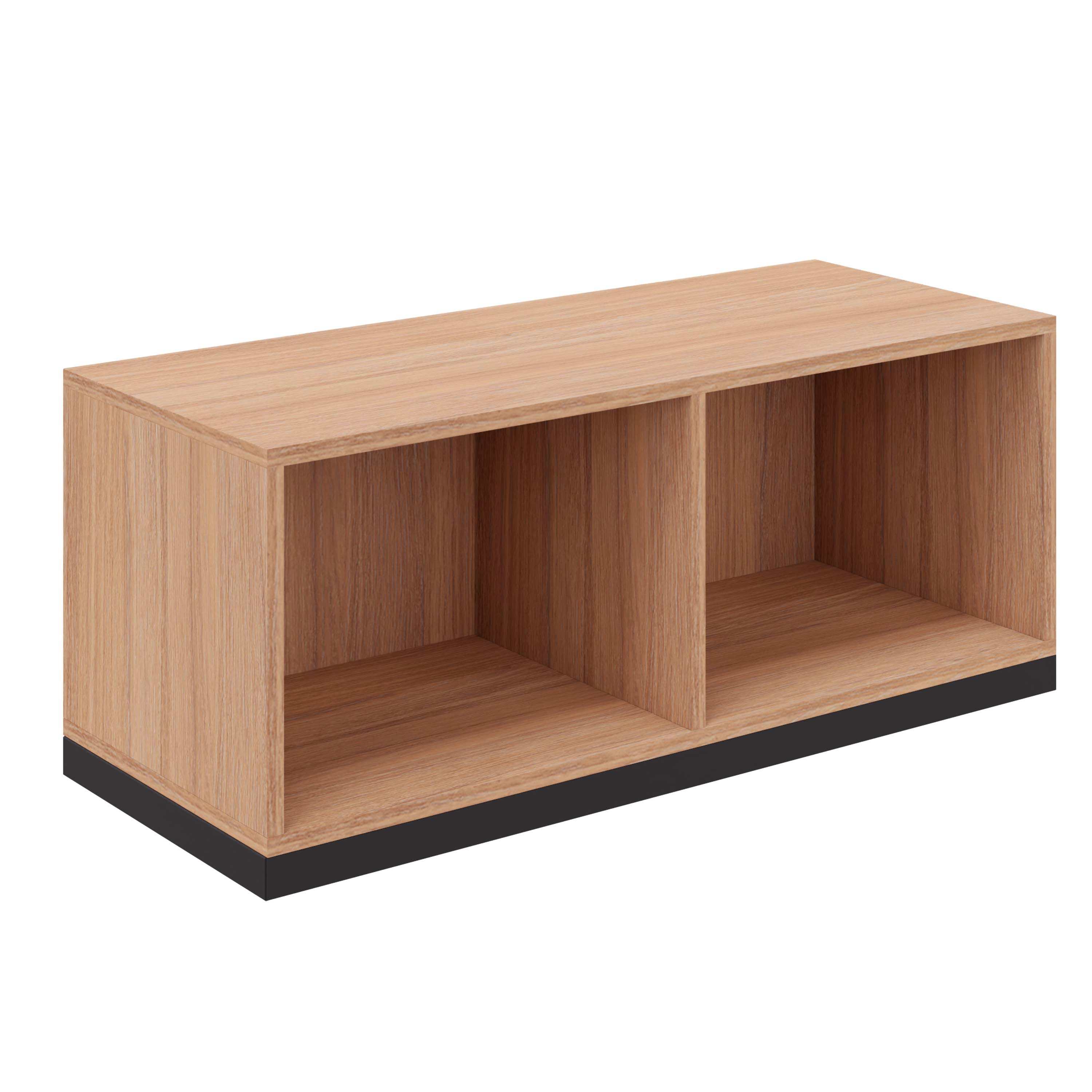 CHOICE bookshelf | 1 OH, 800 x 410 mm, amber oak - 2 Main Image