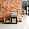 CHOICE bookshelf | 1 OH, 800 x 410 mm, amber oak - 1 Thumbnail Image