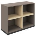 CHOICE bookshelf | 2 OH, 1000 x 760 mm, cubanite gray / sand ash - 2 Thumbnail Image