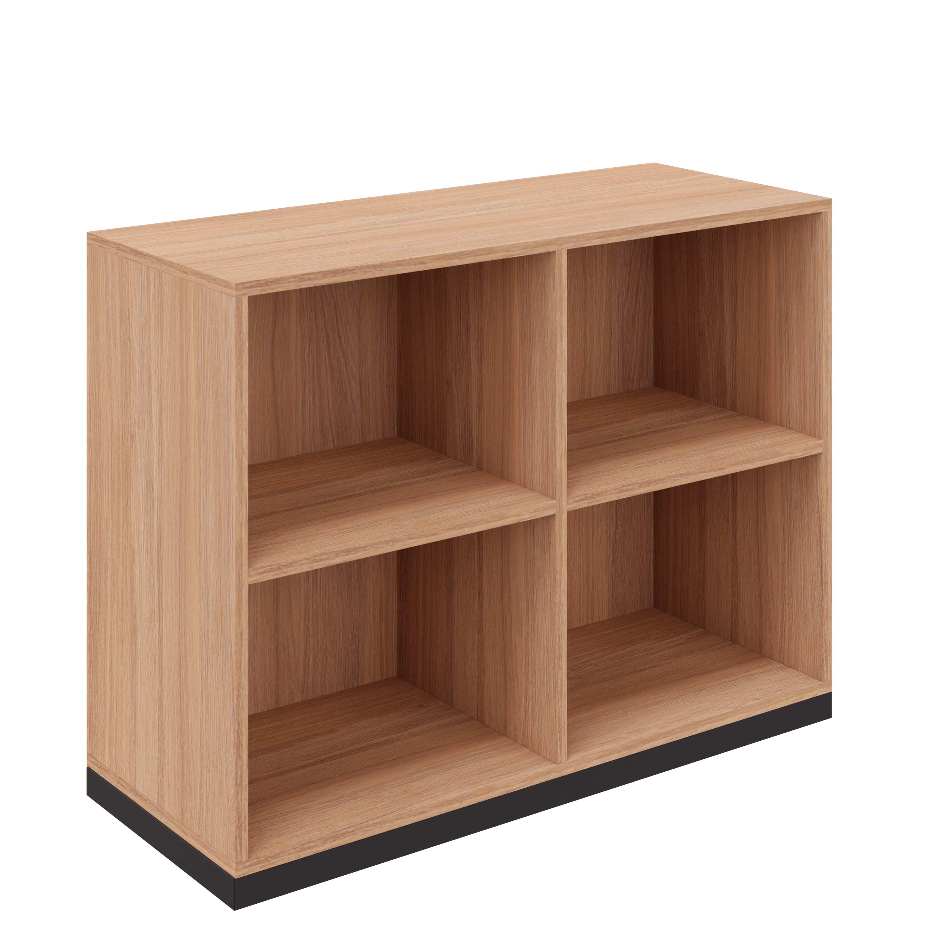 CHOICE bookshelf | 2 OH, 1000 x 760 mm, amber oak - 2 Main Image