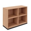 CHOICE bookshelf | 2 OH, 1000 x 760 mm, amber oak - 2 Thumbnail Image