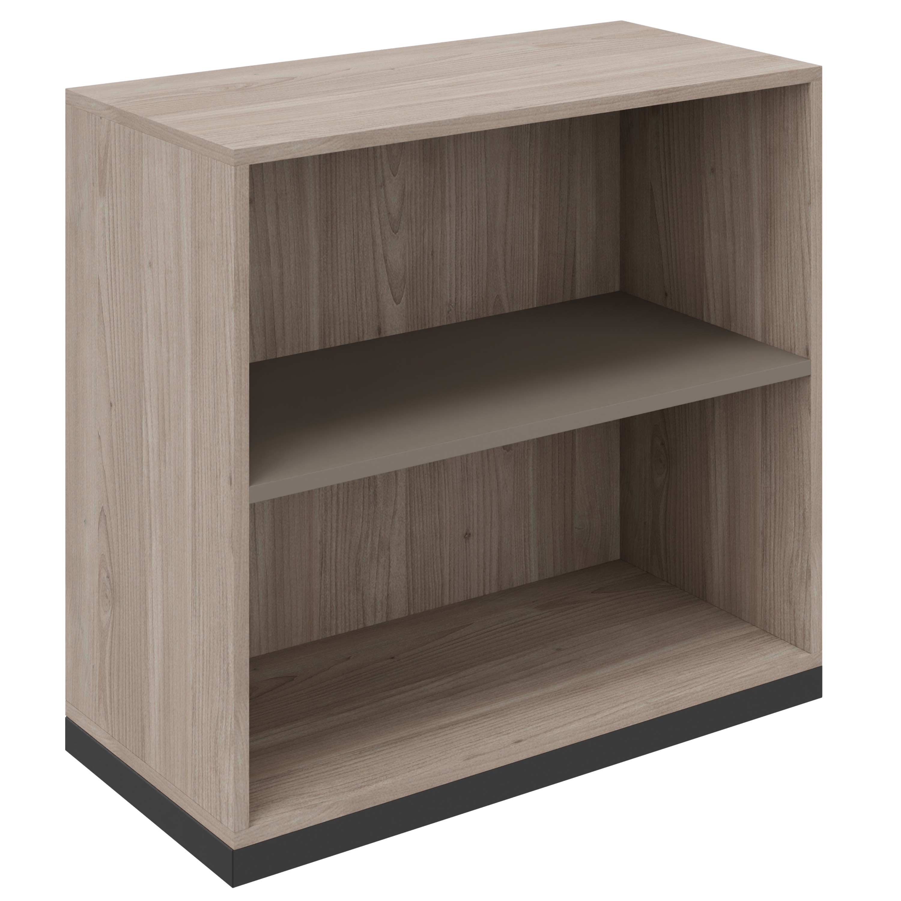 CHOICE bookshelf | 2 OH, 800 x 760 mm, northern oak gray / cubanite gray - 2 Main Image