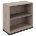 CHOICE bookshelf | 2 OH, 800 x 760 mm, northern oak gray / cubanite gray - 2 Thumbnail Image