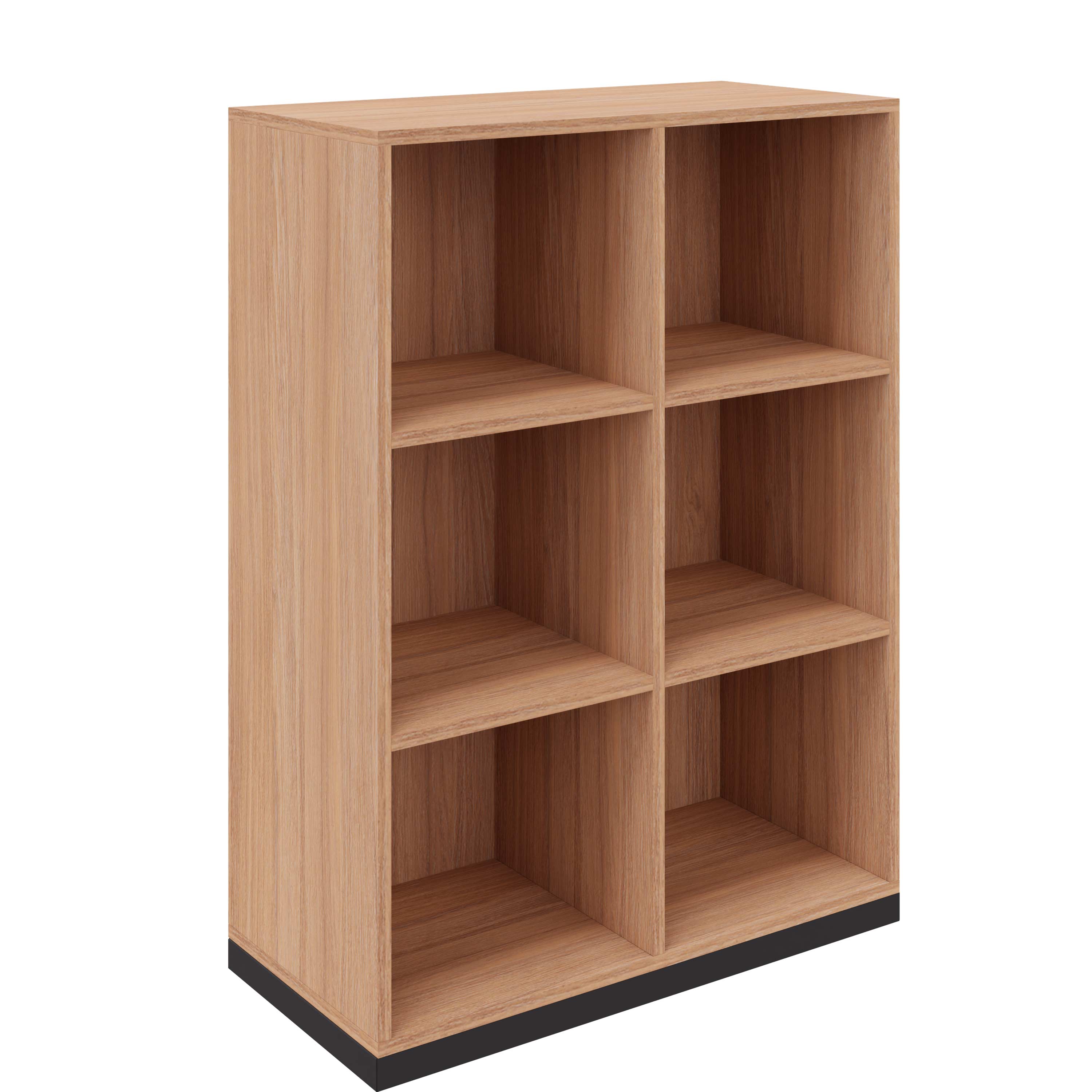 CHOICE bookshelf | 3 OH, 800 x 1115 mm, amber oak - 2 Main Image