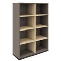 CHOICE bookshelf | 4 OH, 1000 x 1465 mm, cubanite gray / sand ash - 2 Thumbnail Image