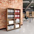 CHOICE bookshelf | 4 OH, 1000 x 1465 mm, amber oak - 1 Thumbnail Image