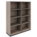 CHOICE Bücherregal | 4 OH, 1200 x 1465 mm, Nordeiche grau / Cubanitgrau - 2 Thumbnail Image