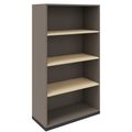 CHOICE bookshelf | 4 OH, 800 x 1465 mm, cubanite gray / sand ash - 2 Thumbnail Image