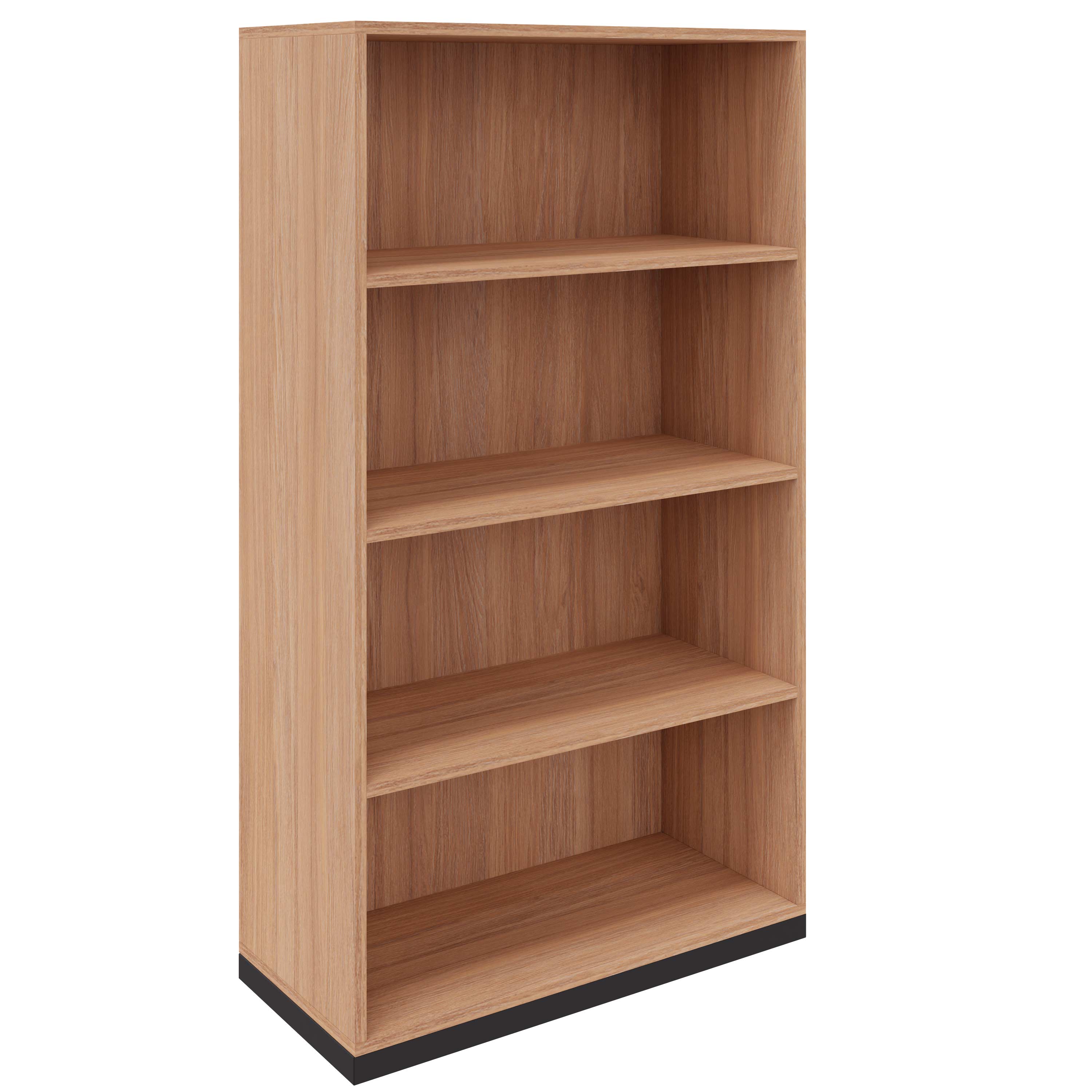 CHOICE bookshelf | 4 OH, 800 x 1465 mm, amber oak - 2 Main Image