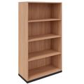 CHOICE bookshelf | 4 OH, 800 x 1465 mm, amber oak - 2 Thumbnail Image