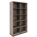 CHOICE bookshelf | 5 OH, 1000 x 1820 mm, northern oak gray / cubanite gray - 2 Thumbnail Image