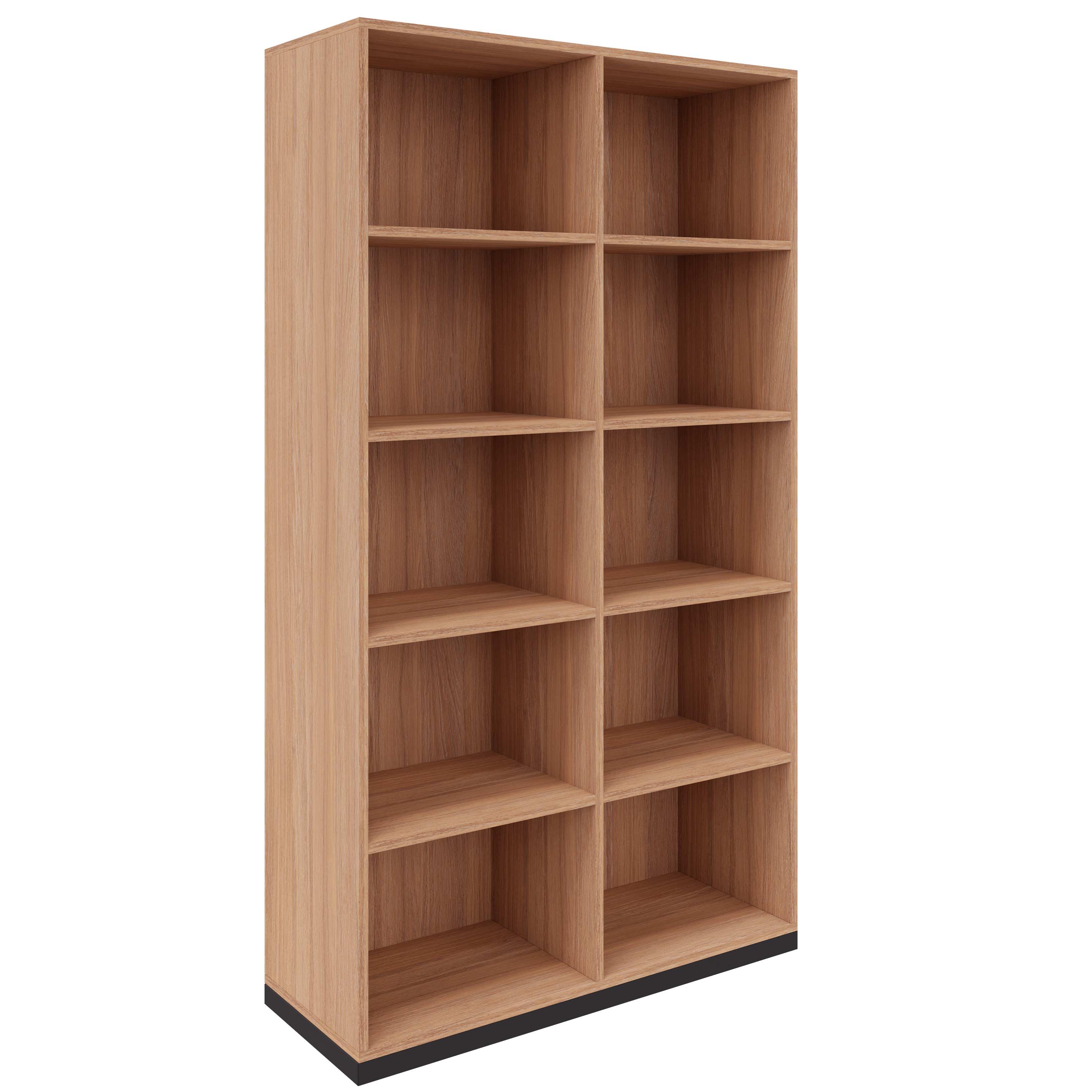 CHOICE bookshelf | 5 OH, 1000 x 1820 mm, amber oak - 2 Main Image