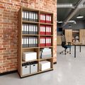 CHOICE bookshelf | 5 OH, 1000 x 1820 mm, amber oak - 1 Thumbnail Image