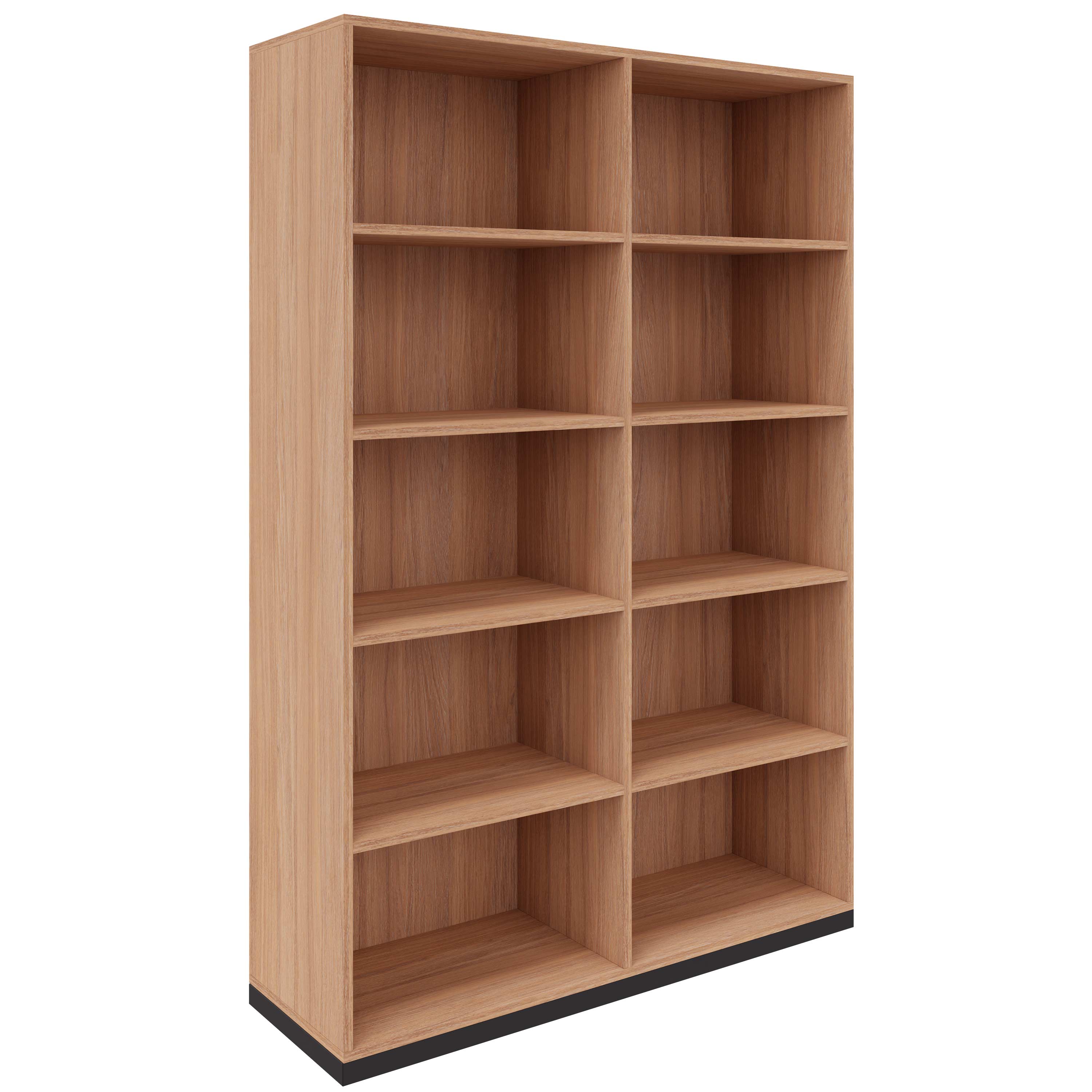 CHOICE Bücherregal | 5 OH, 1200 x 1820 mm, Bernsteineiche - 2 Main Image