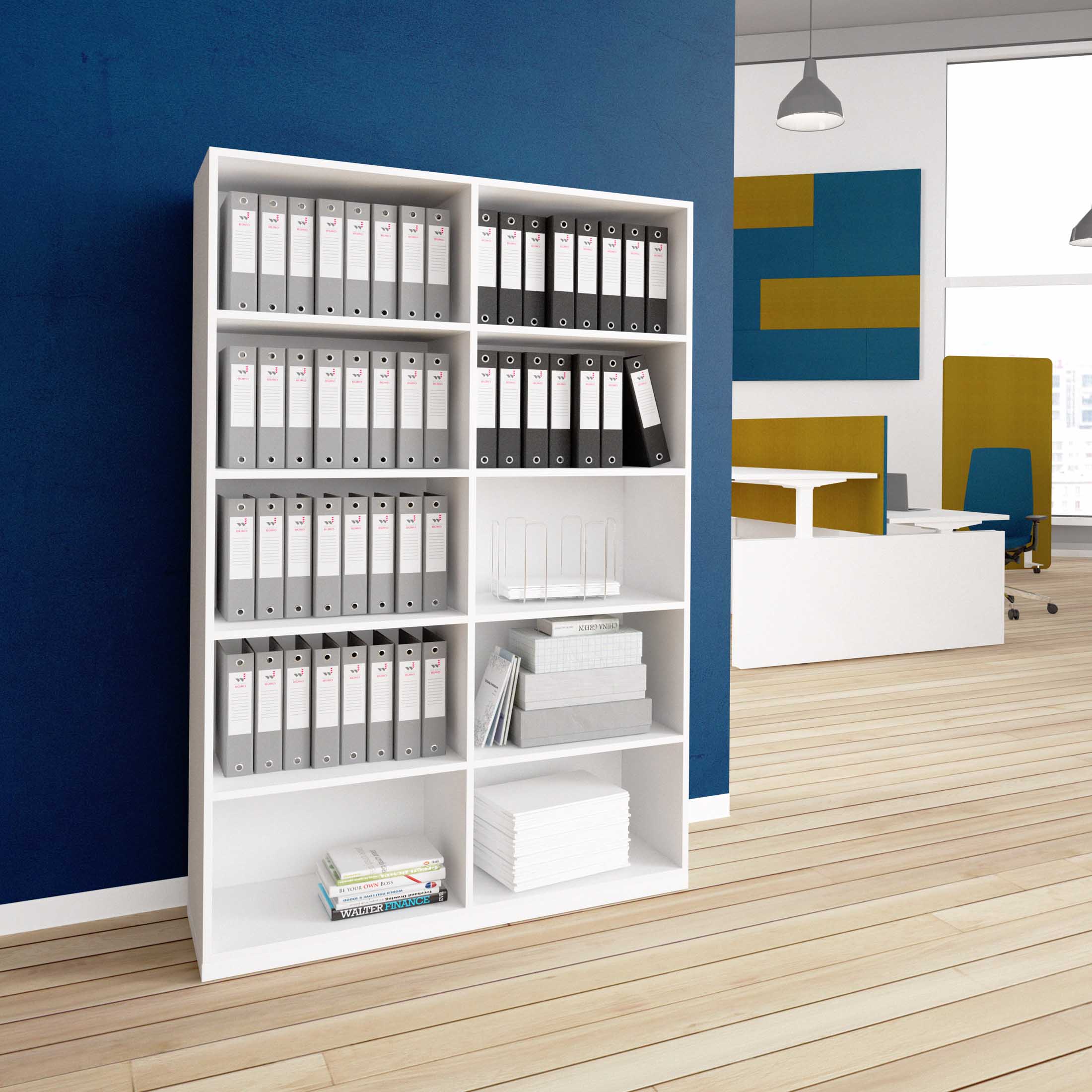 CHOICE Bücherregal | 5 OH, 1200 x 1820 mm, Weiss - 1 Main Image