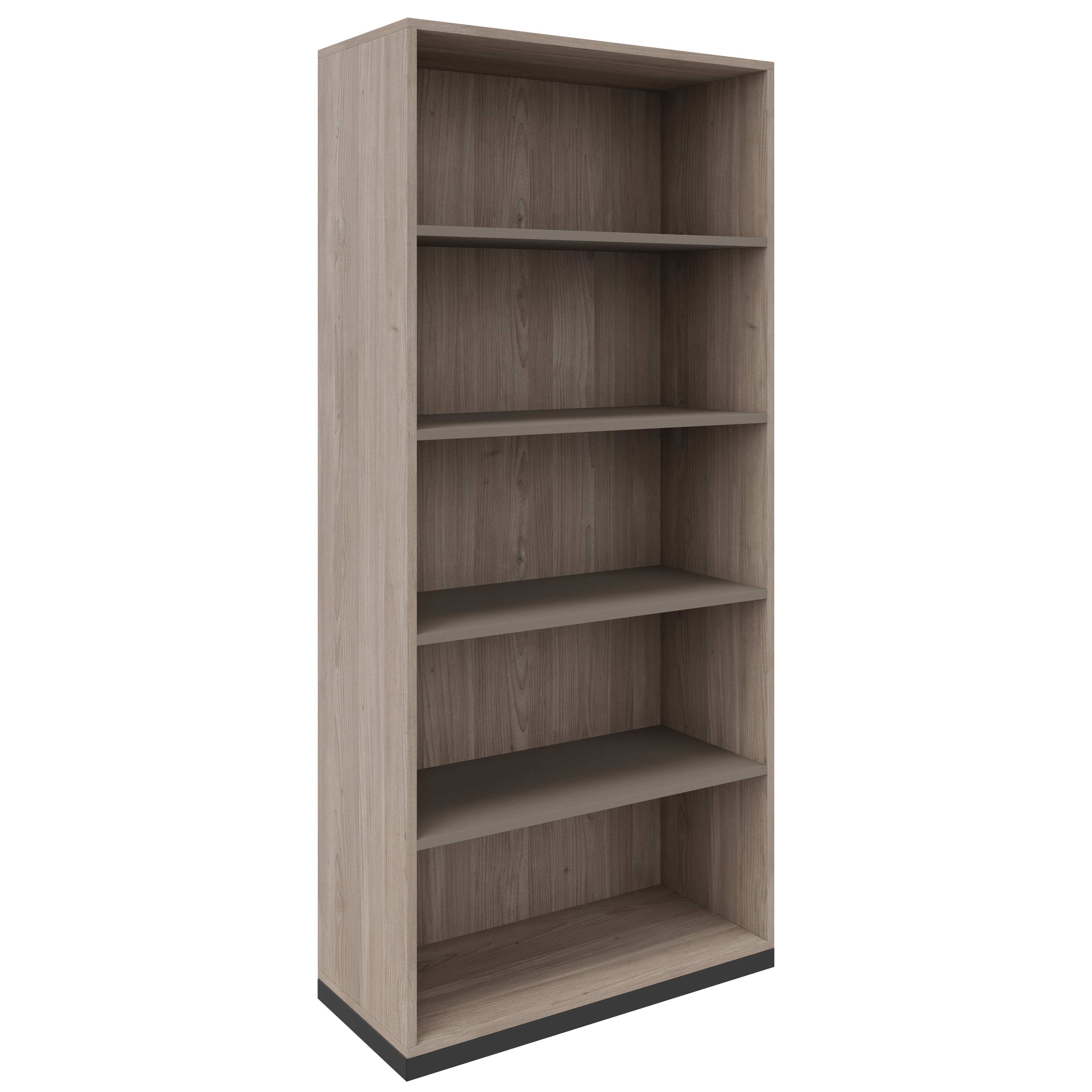 CHOICE bookshelf | 5 OH, 800 x 1820 mm, northern oak gray / cubanite gray - 2 Main Image