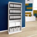 CHOICE Bookcase | 5 Oh, 800 x 1820 mm, white - 1 Thumbnail Image