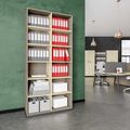 CHOICE bookshelf | 6 OH, 1000 x 2170 mm, Cubanite gray / sand ash - 1 Thumbnail Image