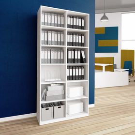 CHOICE Bücherregal | 6 OH, 1000 x 2170 mm, Weiß