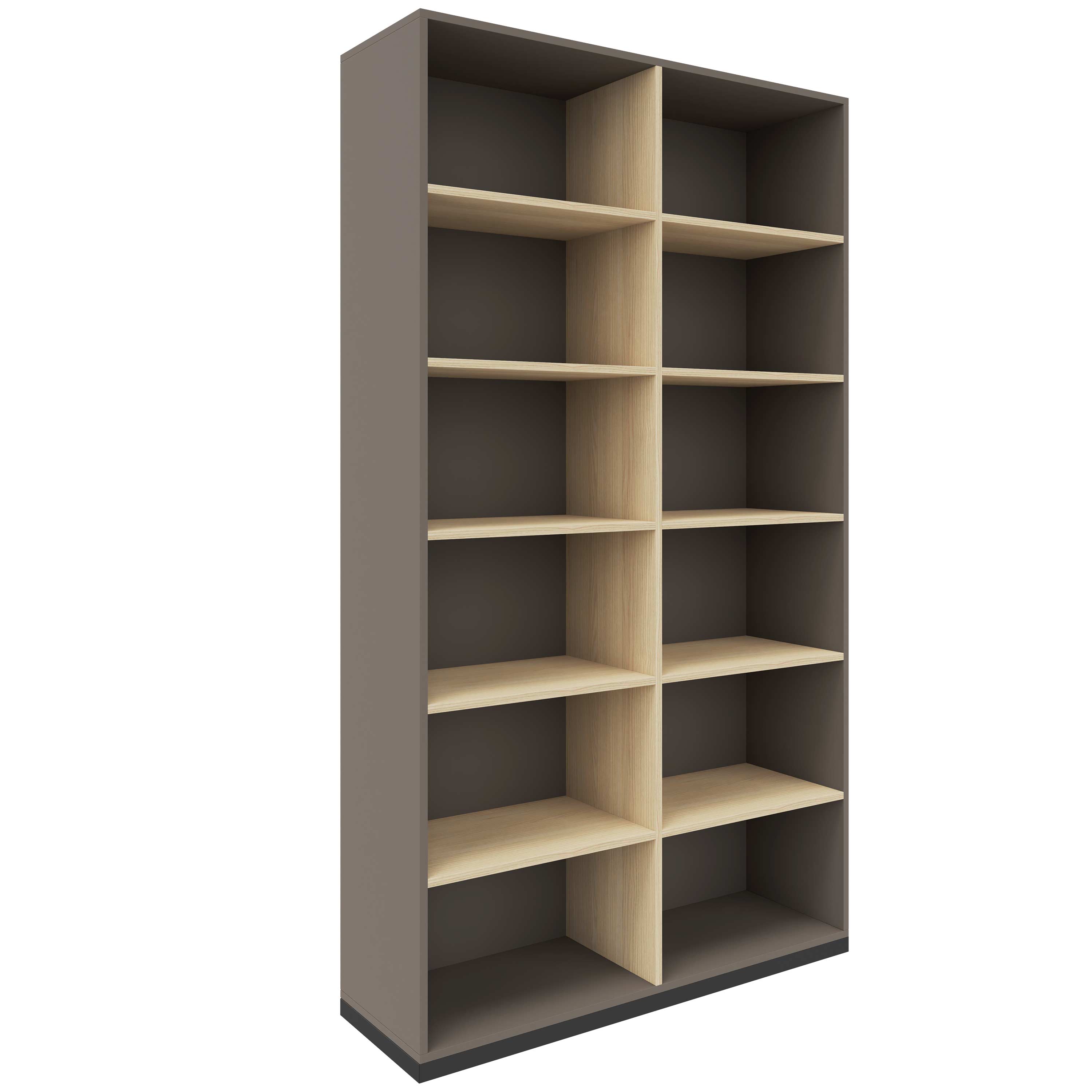 CHOICE Bibliothèque | 6 oh, 1200 x 2170 mm, cendres gris / sable cubanite - 2 Main Image