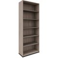 CHOICE bookshelf | 6 OH, 800 x 2170 mm, northern oak gray / cubanite gray - 2 Thumbnail Image
