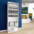 CHOICE bookshelf | 6 OH, 800 x 2170 mm, white - 1 Thumbnail Image
