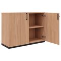 CHOICE Armoire de porte d'aile | 2 oh, 1000 x 760 mm, chêne ambre - 2 Thumbnail Image