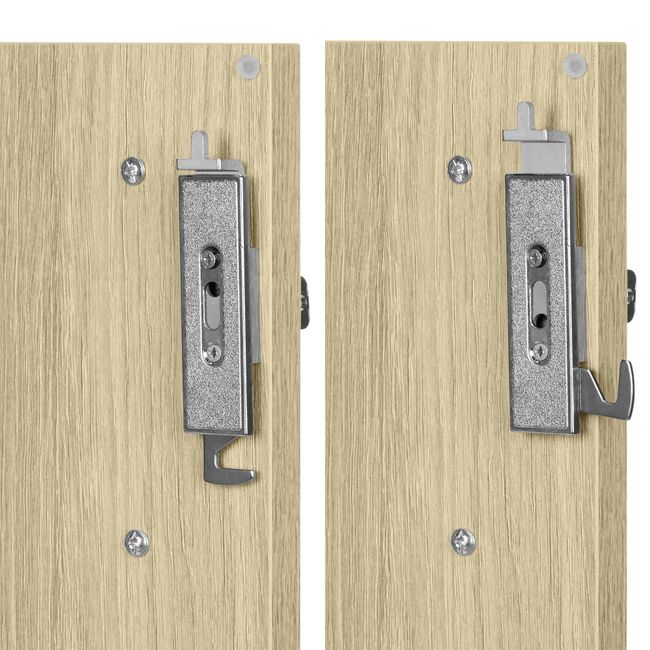 CHOICE Flügeltürenschrank | 2 OH, 800 x 760 mm, Cubanitgrau / Sandesche