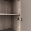 CHOICE Armoire de porte d'aile | 4 oh, 1000 x 1465 mm, gris de chêne nord / cubanite gris - 3 Thumbnail Image