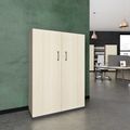 CHOICE Armoire de porte d'aile | 4 oh, 1000 x 1465 mm, cendres gris / sable cubanite - 1 Thumbnail Image
