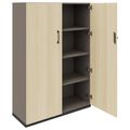 CHOICE Armoire de porte d'aile | 4 oh, 1000 x 1465 mm, cendres gris / sable cubanite - 2 Thumbnail Image