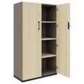 CHOICE hinged door wardrobe | 4 OH, 800 x 1465 mm, cubanite gray / sand ash - 2 Thumbnail Image