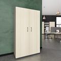 CHOICE Armoire de porte d'aile | 5 oh, 1000 x 1820 mm, cendres gris / sable cubanite - 1 Thumbnail Image