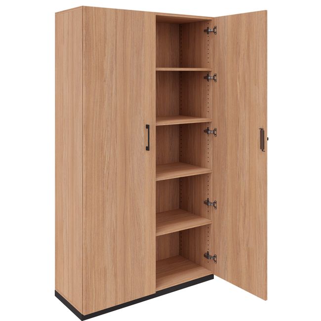 CHOICE Flügeltürenschrank | 5 OH, 1000 x 1820 mm, Bernsteineiche